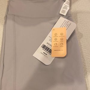 Fabletics light grey edina capris new with tag